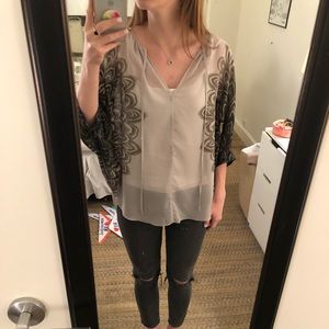 Sheer BCBG Tunic